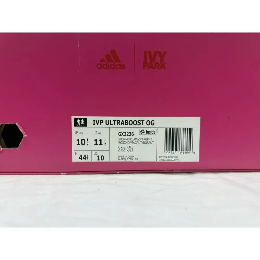 Ivy Park x Adidas UltraBoost OG Ivy Pink GX2236 Men’s Size 10.5 Women’s 11.5